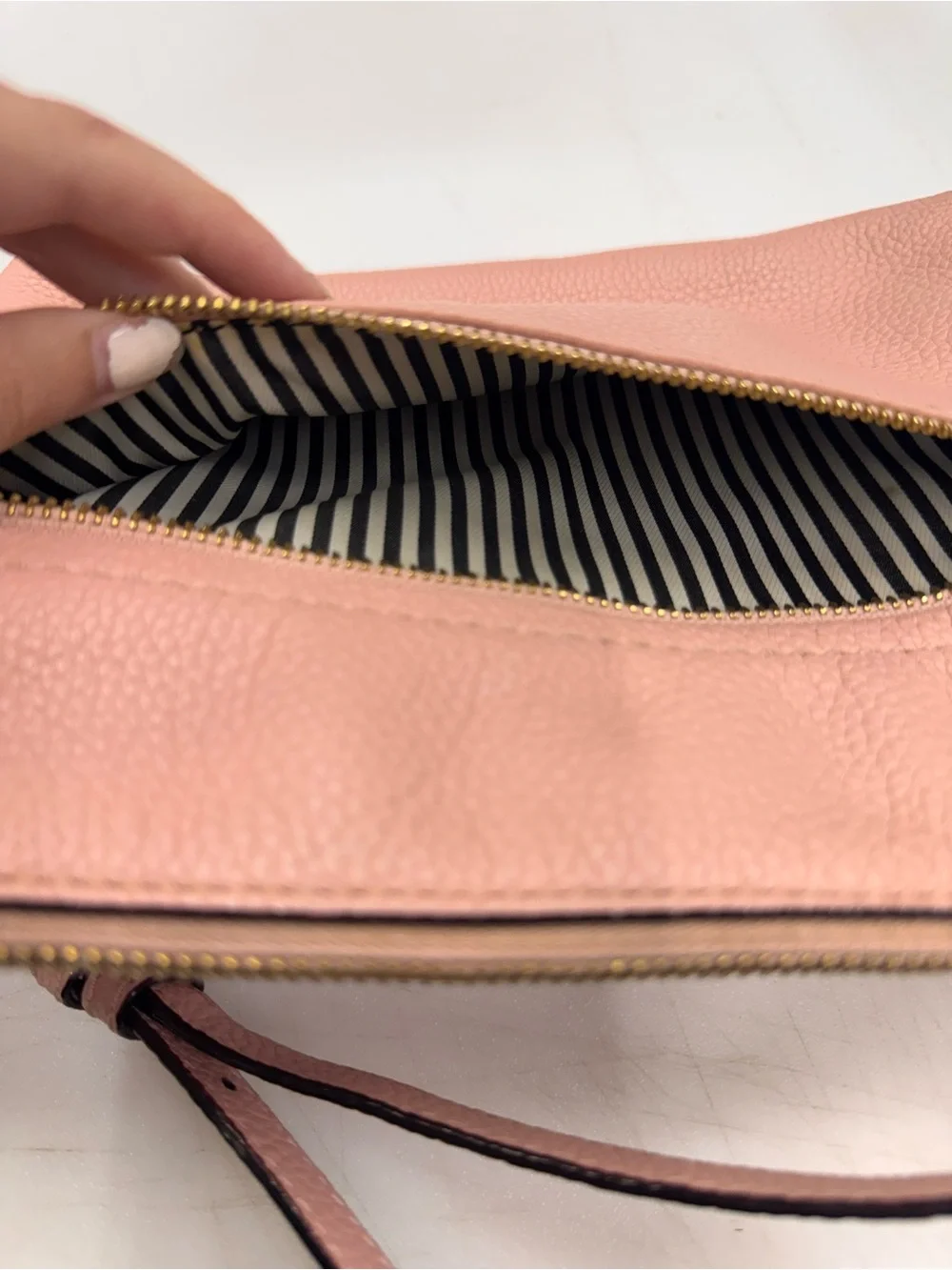 Kate Spade Pink Granite Cobble Hill Gabriele Jackson Street Crossbody Purse